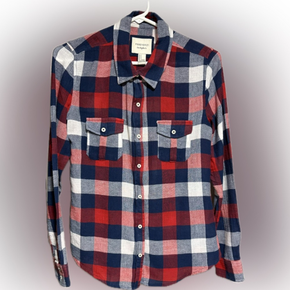 Women’s Small Forever 21 Button Down LS Shirt